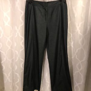 $25/2+ Career Wide Leg Light Fabric Black